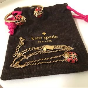 Kate Spade Ladybug Bracelet and Necklace